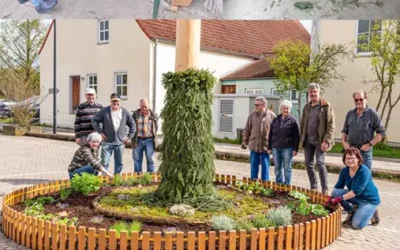 Naschgarten am Maibaum